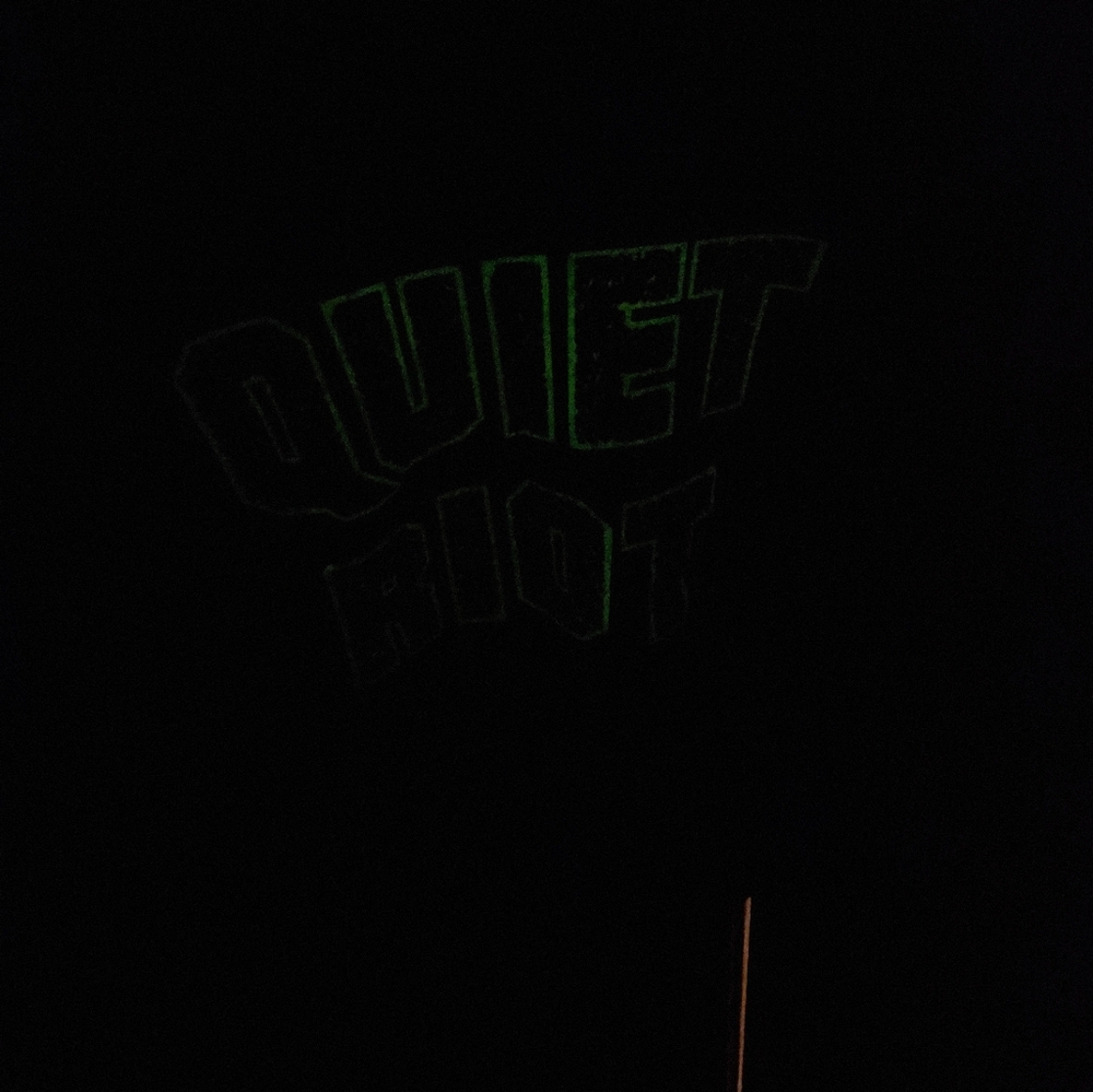 VTG Quiet Riot Condition Critical Muscle Tee Glow In The Dark Single Stitch - Picture 12 of 13